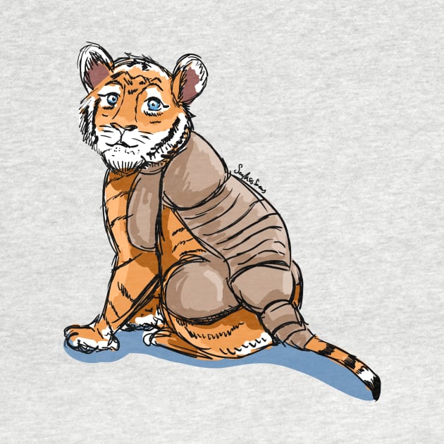 Tigerdillo Cub by SeaglassSorcery